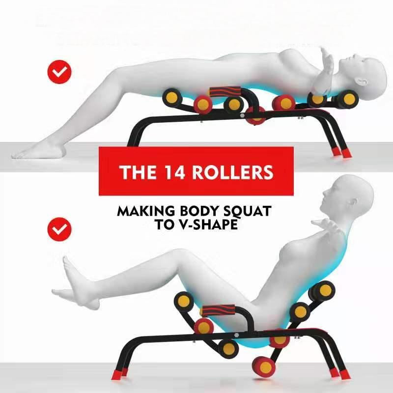Magic BB Back Extension Machine,Squat Machine for Women, Adjustable Glutes Trainer Machine, Core & Leg Exercise, Sit Up-Push up Workout Equipment at Home Gym with Resistance Bands