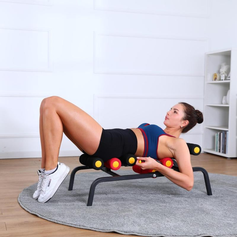 Magic BB Back Extension Machine,Squat Machine for Women, Adjustable Glutes Trainer Machine, Core & Leg Exercise, Sit Up-Push up Workout Equipment at Home Gym with Resistance Bands