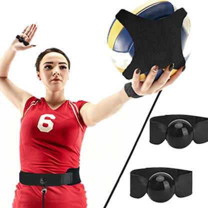 Volleyball Rebound Belt Trainer - Solo Practice Tool for Serving, Spiking & Defense with Elastic Rope. Perfect for Indoor & Beach Training.