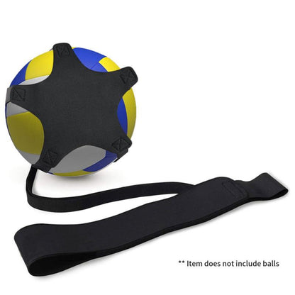 Volleyball Rebound Belt Trainer - Solo Practice Tool for Serving, Spiking & Defense with Elastic Rope. Perfect for Indoor & Beach Training.