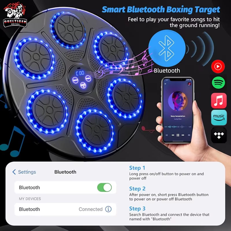 Wall-Mounted Music Boxing Trainer