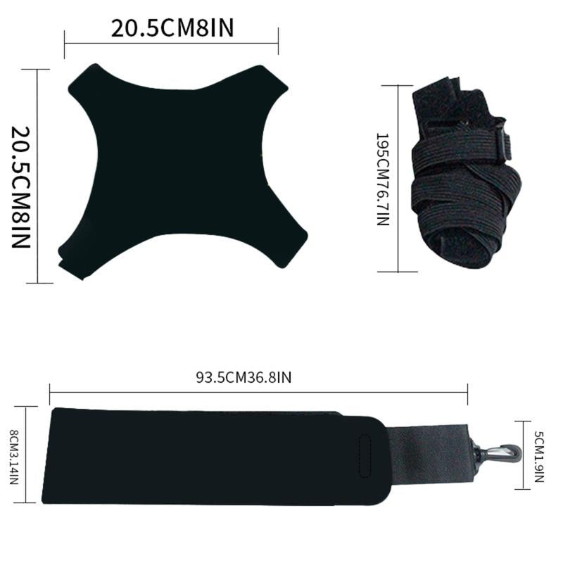 Volleyball Rebound Belt Trainer - Solo Practice Tool for Serving, Spiking & Defense with Elastic Rope. Perfect for Indoor & Beach Training.